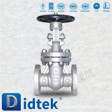 Válvula de porta de aço inoxidável de alta qualidade Didtek